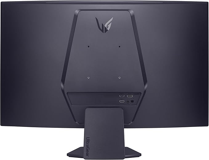 LG 32GS60QC-B Ultragear 32-inch Curved Gaming Monitor QHD (2560x1440) 180Hz 1ms 1000R AMD FreeSync HDR10 HDMIx2 DisplayPort Borderless Design Black Stabilizer DAS Crosshair FPS Counter - Black