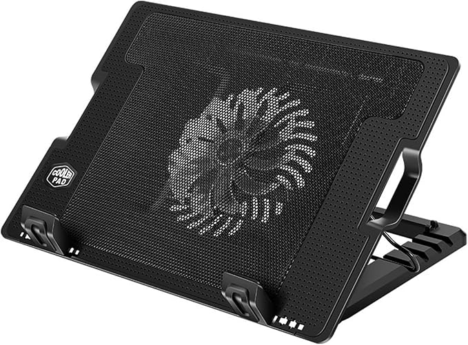 Laptop Cooling Pad Gaming Laptop Coolers Laptop Cooling Stand Adjustable 2 Port USB for 11inch-18inch Laptops Notebook