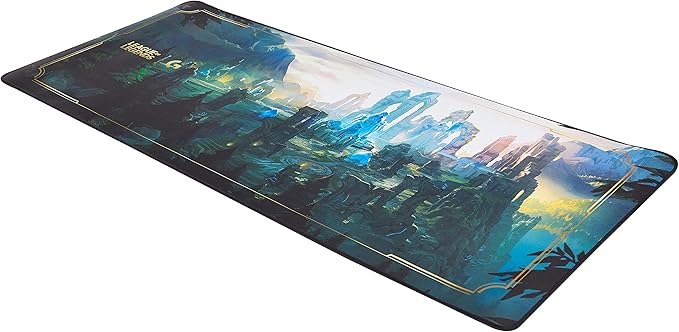 Logitech G840 XL Cloth Gaming Mouse Pad - 900 x 400 mm 3 mm Thin Mat Stable Rubber Base Performance-Tuned Surface Official League of Legends Edition