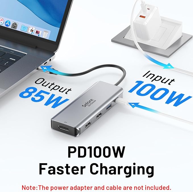 USB C Docking Station Dual Monitor 9 in 1 Triple Display Docking Station to Dual HDMI Adapter Displayport SD/microSD Card Reader 2 USB 2.0 1 USB 3.0 100W PD for USB C Thunderbolt 3/4 Laptops
