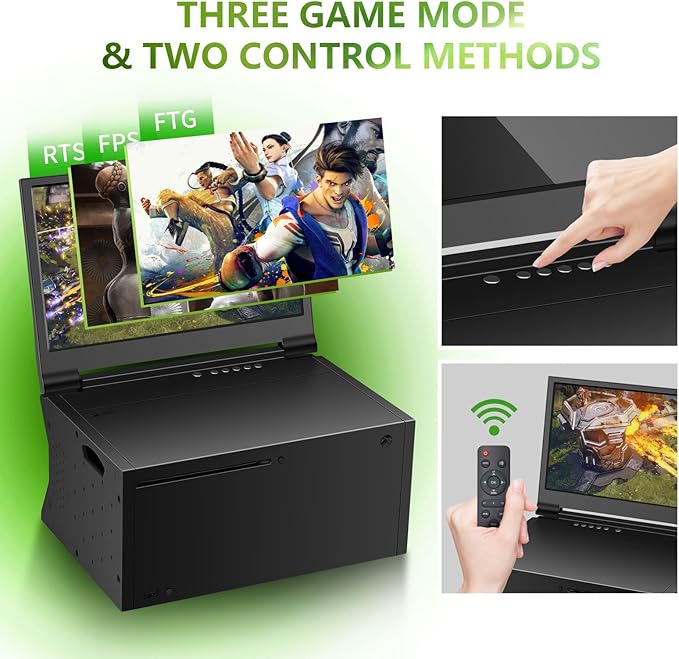 G-STORY 14‘’ Portable Monitor for Xbox Series X 4K Portable Gaming Monitor IPS Screen for Xbox Series X（not Included） with Two HDMI HDR Freesync Game Mode Travel (14“&amp4K for Xbox Series X)