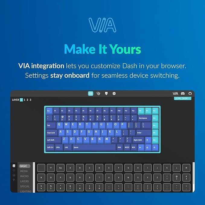 JCPAL Adobe Lightroom Keyboard • Dash Wireless Shortcut Keyboard for Mac and PC • Shortcut Hotkeys Color-Coded Key Guide Fully Customizable Compact Low-Profile Design