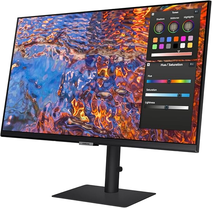 Samsung 27-Inch ViewFinity S80PB Series UHD Computer Monitor DCI-P3 98% VESA DisplayHDR 400 IPS Panel Matte Display USB-C PIP/PBP Intelligent Eye Care LS27B804PXNXGO
