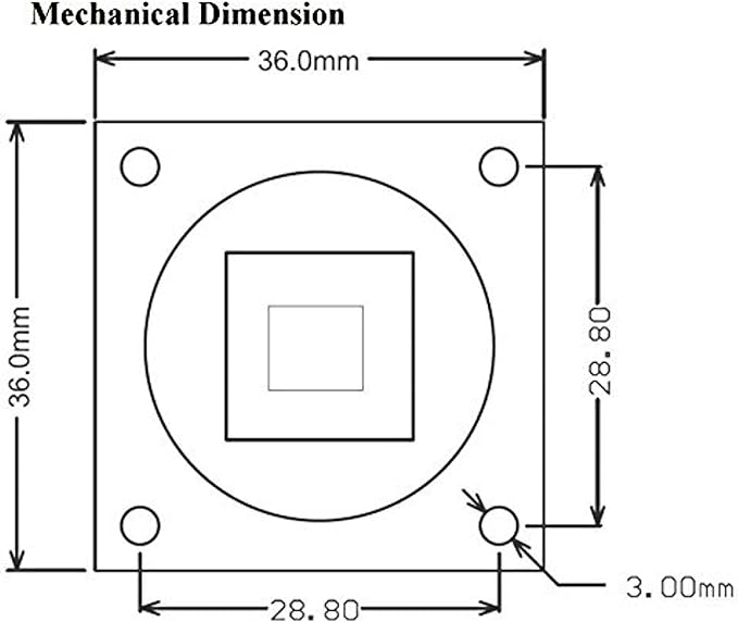 Arducam for Raspberry Pi 5 Camera Module with Interchangeable CS Mount Lens for Pi 5 4 3 3B+ 5MP OV5647 1080P