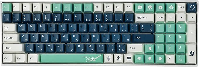 145 Heraldry Cherry Profile Dye Sub Thick PBT 5 Sides Mac Keycaps Set for ANSI 104 87 61 96 75 GMMK NCR80 Mx Keyboard