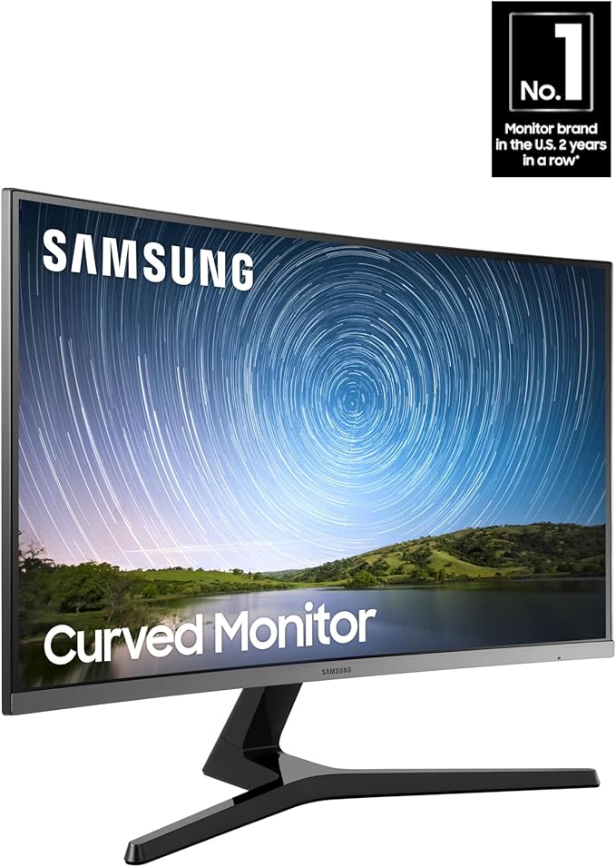 Samsung 32 CR50 FHD 1500R Curved Monitor 75Hz 4ms GTG AMD Freesync HDMI VGA (LC32R500FHNXZA)