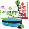 HUE Animation Studio: Complete Stop Motion Kit (Camera Software Book) for Windows/macOS (Green) with Carry Case