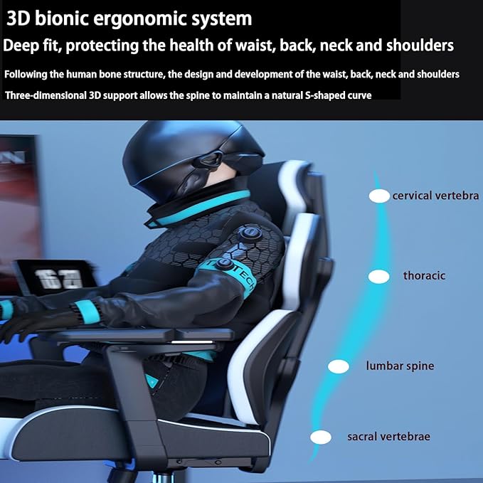 Modular Ergonomic Gaming Chair Computer Chair Home Gaming Chair Office Chair Lift Chair Gaming Chair 360° rotatable Gaming Chair with Wheels Sedentary Comfortable Reclining Chair