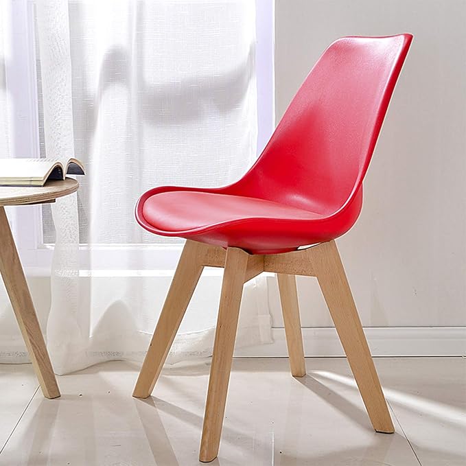 Mlaea Computer Racing Gaming Chair Conference Reception Work Chair with Wood FrameTV Station Lounge Laboratory Chair 48 * 60 * 82CM(Color:#5)