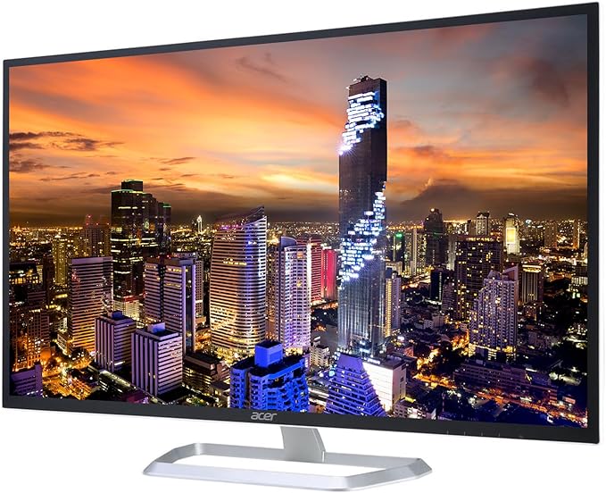 acer EB321HQU C 32-inch 1440P Quad HD IPS 60 Hz 4 ms LED Backlit Widescreen LCD Monitor 2-Pack Bundle with Eye Care VGA HDMI DisplayPort black