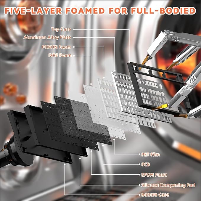ATTACK SHARK R82 HE Rapid Trigger Wired Mechanical Gaming Keyboard TKL NKRO with 8K Polling0.005mm RT Accuracy256K Scan Rate5 Layer Sound DampedHall Effect Magnetic SwitchDriver for PC Mac(Black)