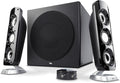 Cyber Acoustics CA-3908 2.1 Multimedia Speaker System with Subwoofer 92 Watts Peak Power Deep Bass Perfect for Music Movies and Games on Desktops Laptops Consoles