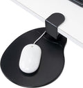 EHO Clamp-On Under Desk Mouse Tray 360° Swivel Ergonomic Platform with Cable Organizer Smooth Glide Surface for Gaming or Office Fits Desks 0.5-1.5 Thick Tool-Free Install TAA-Compliant