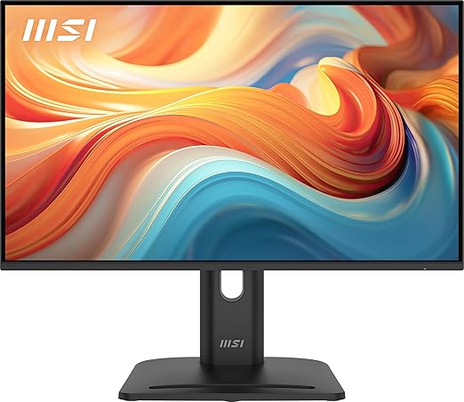 msi PRO MP245PG E14 24-inch IPS 1920 x 1080 (FHD) Computer Monitor 144Hz Adaptive-Synch HDMI Display Port VGA Port VESA Mountable Tilt Height AdjustableSpeaker 1ms Black