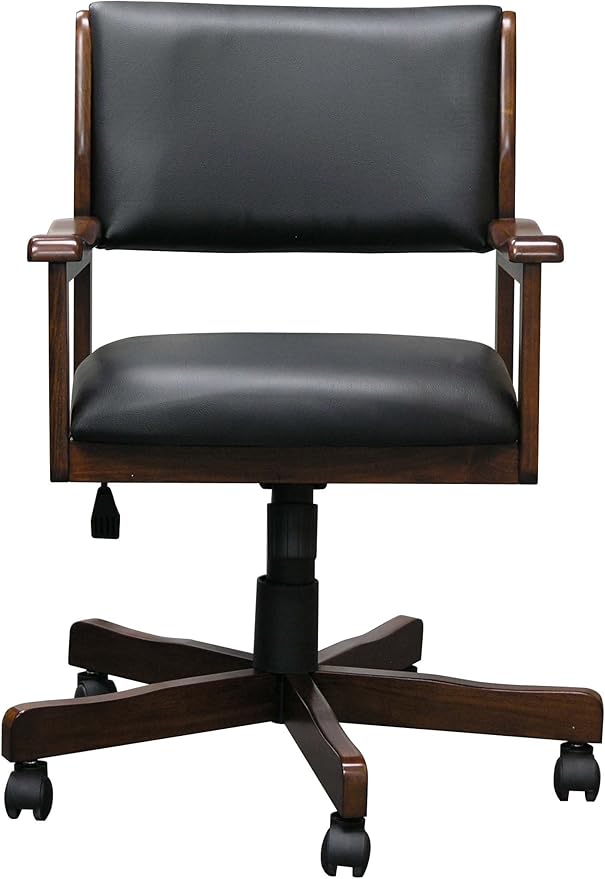 Signature Game Table Rocker-Swivel Chairs (Sold in Pairs) (Chestnut)