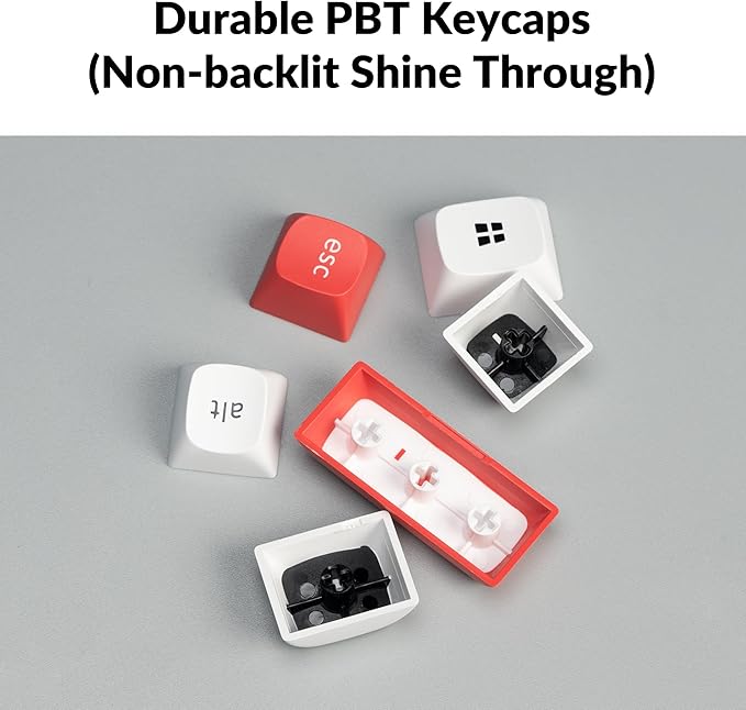 Keychron K4 Pro QMK/VIA Bluetooth Wireless Mechanical Keyboard 96% Layout Custom Programmable Gaming Keyboard with White Backlit Hot-Swappable K Pro Red Switch for Mac Windows Linux - White