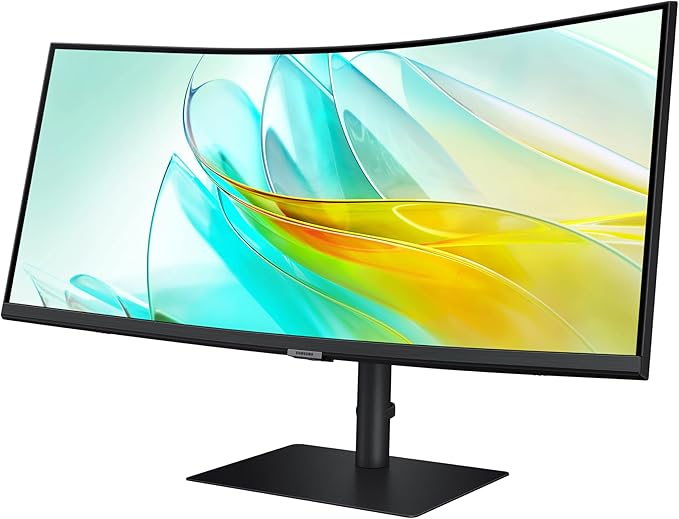Samsung 34” ViewFinity S65UC Ultra-WQHD 100Hz AMD FreeSync™ HDR10 KVM Switch Built in Speakers with USB-C Curved Monitor LS34C654UANXGO 2025