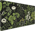 Botanical Garden Floral Mouse PadDesk MatLarge Waterproof Non-Slip Rubber Mousepad with Stitched Edges Office Home Computer Desk Accessories35.4X15.7