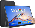 UPERFECT 15.6 Touchscreen Portable Monitor | 1080P IPS Matte Screen Ultra-Thin Travel Monitor with Adjustable Stand | HDMI USB-C External Display for Laptop Phone Mini Host Game Console