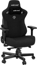 Anda Seat Kaiser 3 Large Gaming Chair for Adults - Ergonomic Black Fabric Gaming Seat with Lumbar Support Comfortable Office Chairs with Neck Support - Heavy Duty Wide Computer Seat