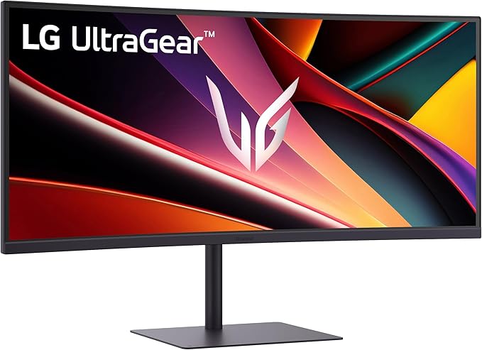 LG 34G630A-B 34-Inch Ultragear WQHD (3440 x 1440) Curved Gaming Monitor 240Hz 1ms FreeSync Premium DisplayHDR 400 Built-in Speaker HDMI DisplayPort USB Type-C Tilt/Height/Swivel Stand Black