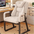 Computer Chair Computer Recliner Office Chair Mobile Rolling Dining Chair Vanity Gaming Chaise De Bureau Theater Furniture(A+Footstool)
