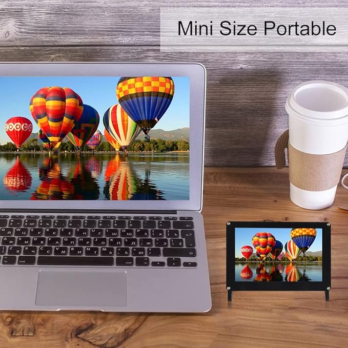 OSOYOO 5-Inch DSI Touch Screen Display Kit for Raspberry Pi 4B 3B 3B+ 2 - RPi 800x480 LCD with Portable Stand Holder Case
