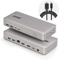 StarTech.com USB-C Docking Station (10-in-1 USB4) Up to 100W Charging for Laptop 40Gbps Data Transfer 2.5Gb Ethernet Single 8K Dual 4K Display 6X USB (Not MacOS Compatible)