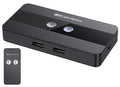 Cable Matters USB 2.0 Switch Hub USB Sharing Switch for 2 Computers and 4 USBA Peripherals - Button or Wireless Remote Control Swapping