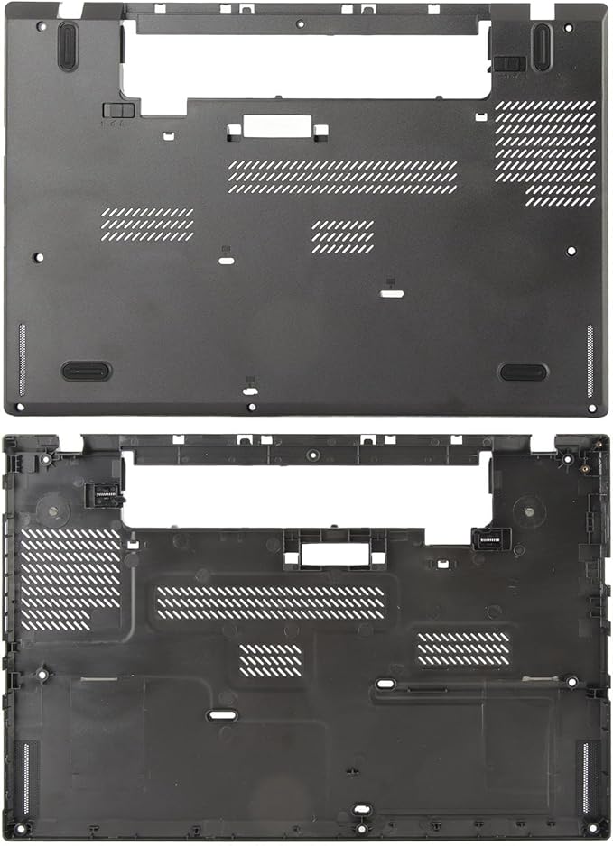 SUNGOOYUE T460 Laptop Base Bottom Case Bottom Cover with Heat Dissipation Holes for Efficient Cooling Black ABS Material