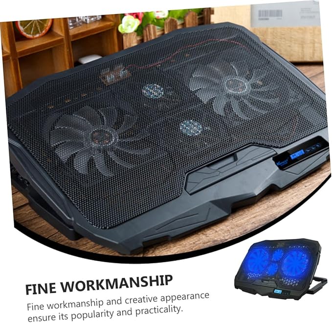NUOBESTY Multifunctional Notebook Rack 1pc Laptop Radiator Silent Laptop Cooler High Airflow Heat Dissipation St