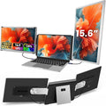 15.6 Laptop Screen Extender 1080P FHD Laptop Monitor Extender with 120% sRGB 235°Rotation Detachable Dual Monitor Plug &amp Play Triple Screen Compatible with Windows Mac Chrome