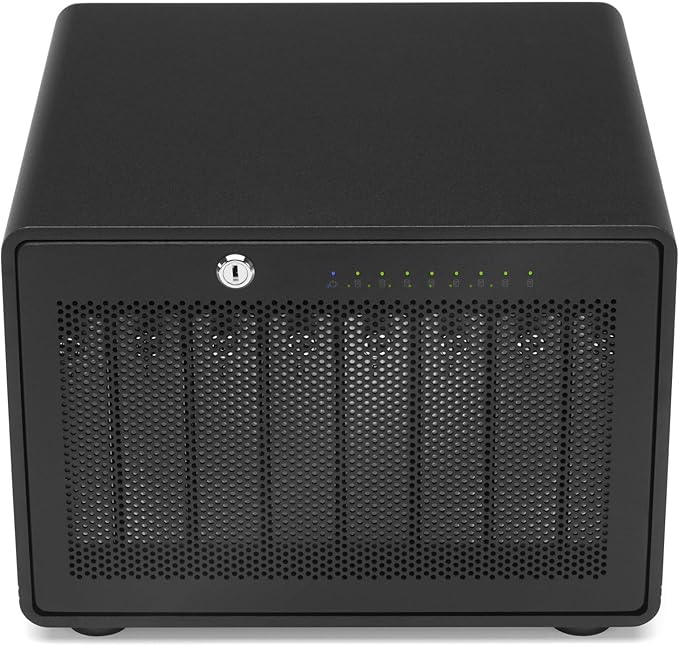 OWC ThunderBay 8 0TB Eight-Bay Thunderbolt 40Gb/s RAID 5 Storage Enclosure with SoftRAID Premium
