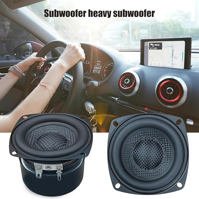 Woofers Subwoofer HiFi Speakers 3inch 4Ohm 25W Glass Fiber for Superior Bass