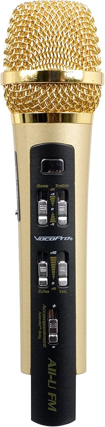 VocoPro ALLUKARAOKEFMMIC All-U Karaoke FM Mic for Android &amp IOS