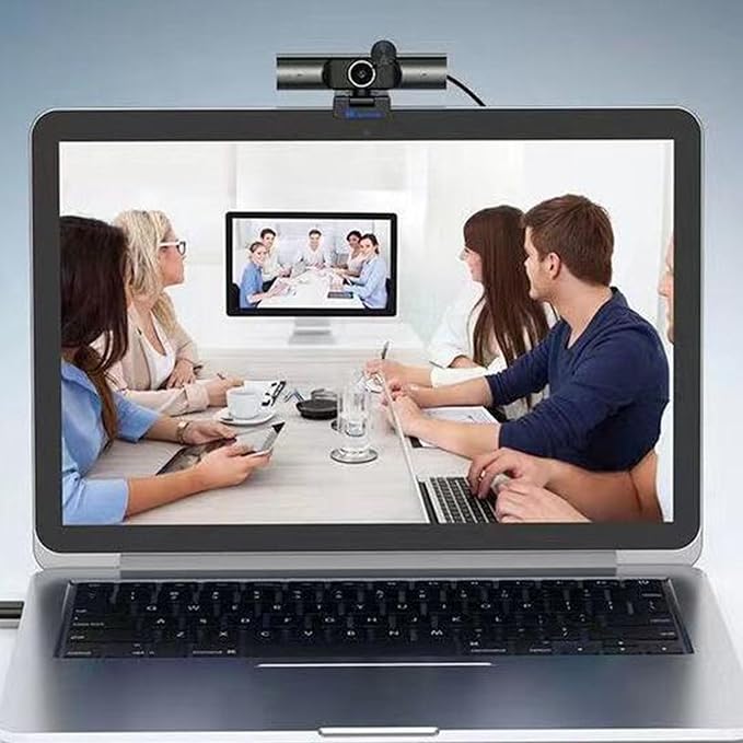 2K USB Webcam Auto Focusing HiFi Speaker Noise Reduction Mic Plug and Play PC Camera for Desktop Laptop Video Chat 2000 10 Vista OS X