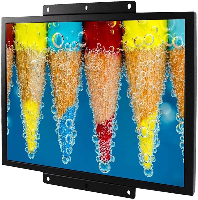 VSDISPLAY 19Inch LCD Monitor 1280x1024 High Brightness Display Support VGA/DVI Video Inputfor Gaming/Industrial Secondary Monitor