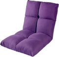 NaKeah Folding Floor Chair 6-Position Cushioned Adjustable Floor Lazy Sofa Chair for Adults Ideal for Reading Gaming MeditatingA