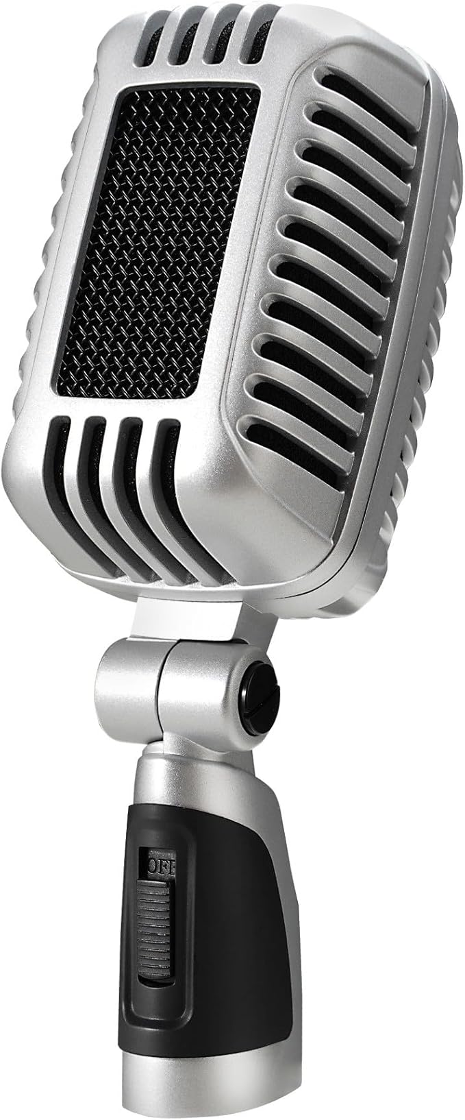 CAROL CLM-101 Professional Vintage Wired Microphone – Dynamic Supercardioid with Dual Microphone-Capsules for Singing Karaoke and Stage Includes Mic Storage Bag &amp Switch(Cable Not Included) -B