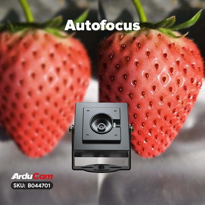 Arducam 8MP USB Camera Module with HDR Autofocus Lightburn Camera USB 2.0 Webcam with Multiple preset AI Resolutions for Raspberry Pi Windows Linux Android Mac OS