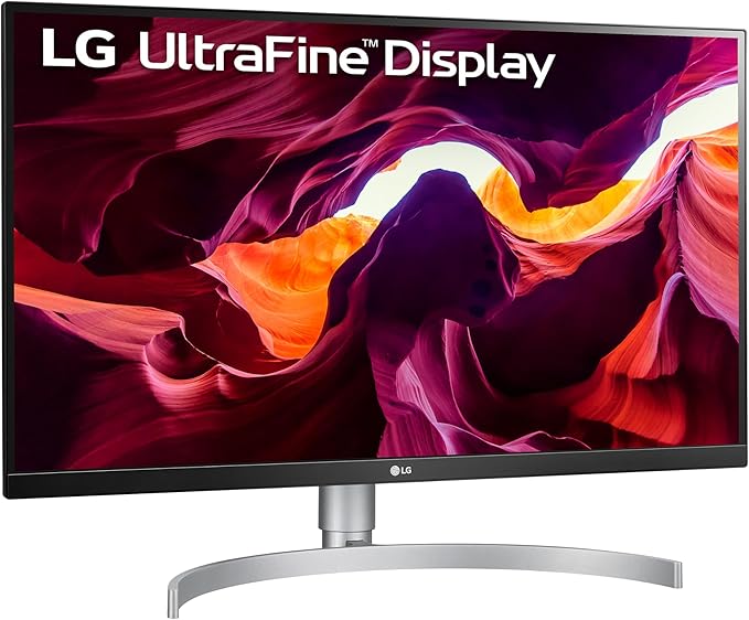 LG 27UL850-W 27 Inch UltraFine (3840 x 2160) IPS Display with VESA DisplayHDR 400 and USB Type-C Connectivity White