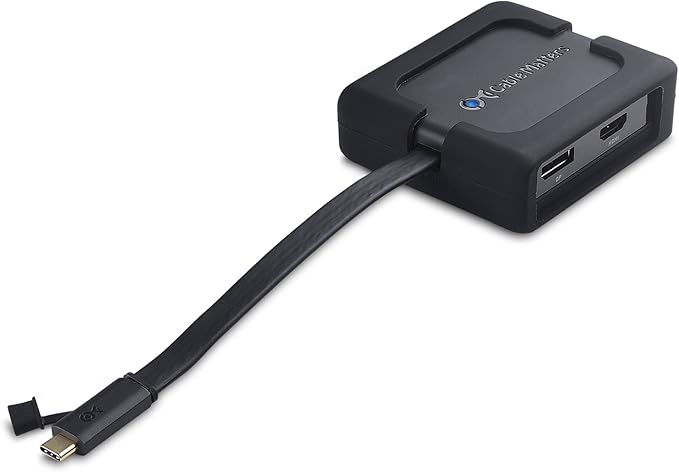 Cable Matters USB C Hub with HDMI DisplayPort VGA USB 2.0 Fast Ethernet 60W Charging - Thunderbolt 4 / USB4 / Thunderbolt 3 Port Compatible with MacBook Pro Dell XPS HP Spectre x360 and More