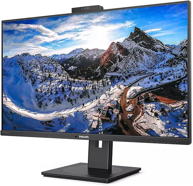 Philips 329P1H 32 Class Webcam 4K UHD LCD Monitor - 16:9 - Textured Black