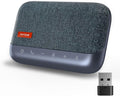 NUROUM A15 Conference Speaker and Microphone Portable&ampScalable Bluetooth Wireless Speakerphone 360° Voice Pickup Daisy Chian for Calls/Computer/PC/Laptop/Desktop via Bluetooth/Dongle/USB-A/C Bl