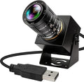4K Webcam 1080P@120fps USB Steaming Camera with 3.6-10mm Varifocal Manual Lens12Megapixel UVC Free Driver Compatible Computer Plug and Play for Conferencing 3D Printer Industrial Security