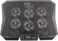 Laptop Cooling Pad 15.6 Inch Quiet Fan Cooler Stand Adjustable Speed with Blue LED for PC Laptop Cooling and Heat Dissipation