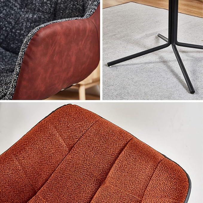 Office Chair Gaming Chair Computer Chair Fabric Leisure Chair Swivel Chair Sofas Lounge Chair Living Room Chair with Metal Base for Bedroom Office and Home GreyDa