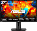 ASUS TUF 27 IPS Gaming Monitor 2K (2560 x 1440) LED Display 165Hz 1ms G-SYNC HDR 10 100% sRGB Anti-Glare M VESA Mountable Ajustable Stand DisplayPort x1 HDMI x2