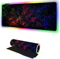 RGB Mousepad Led Mouse Pad Desk Mat I 31.5 x 11.8 Inch Large Mouse Pad I XL Oversized Big Mouse mat 14 Led Light Modes I Anti-Slip Rubber Base Waterproof Keyboard Pad for PC Gaming I Vibrant Neon