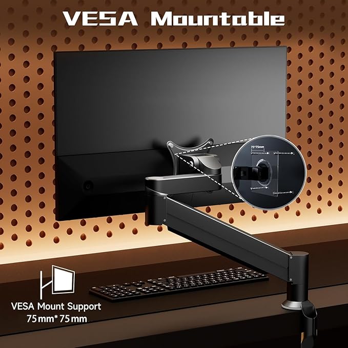 24 Inch Gaming Monitor – FHD 1080P 75Hz Refresh Rate 3ms Response Time AMD FreeSync Low Motion Blur Frameless Bezel HDMI/DP Ports VESA Mount Compatible for PC Gaming